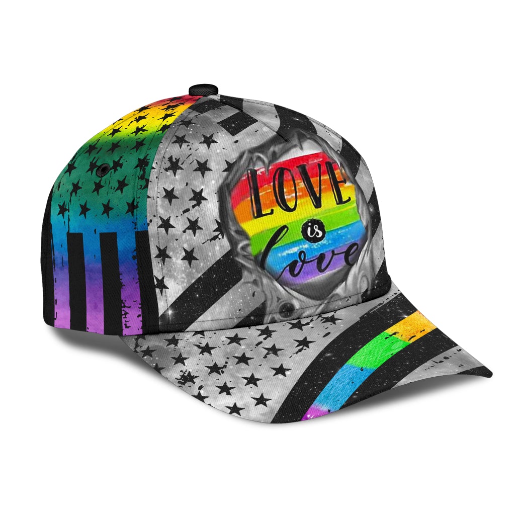 Love Is Love Pride Flag – Classic Cap