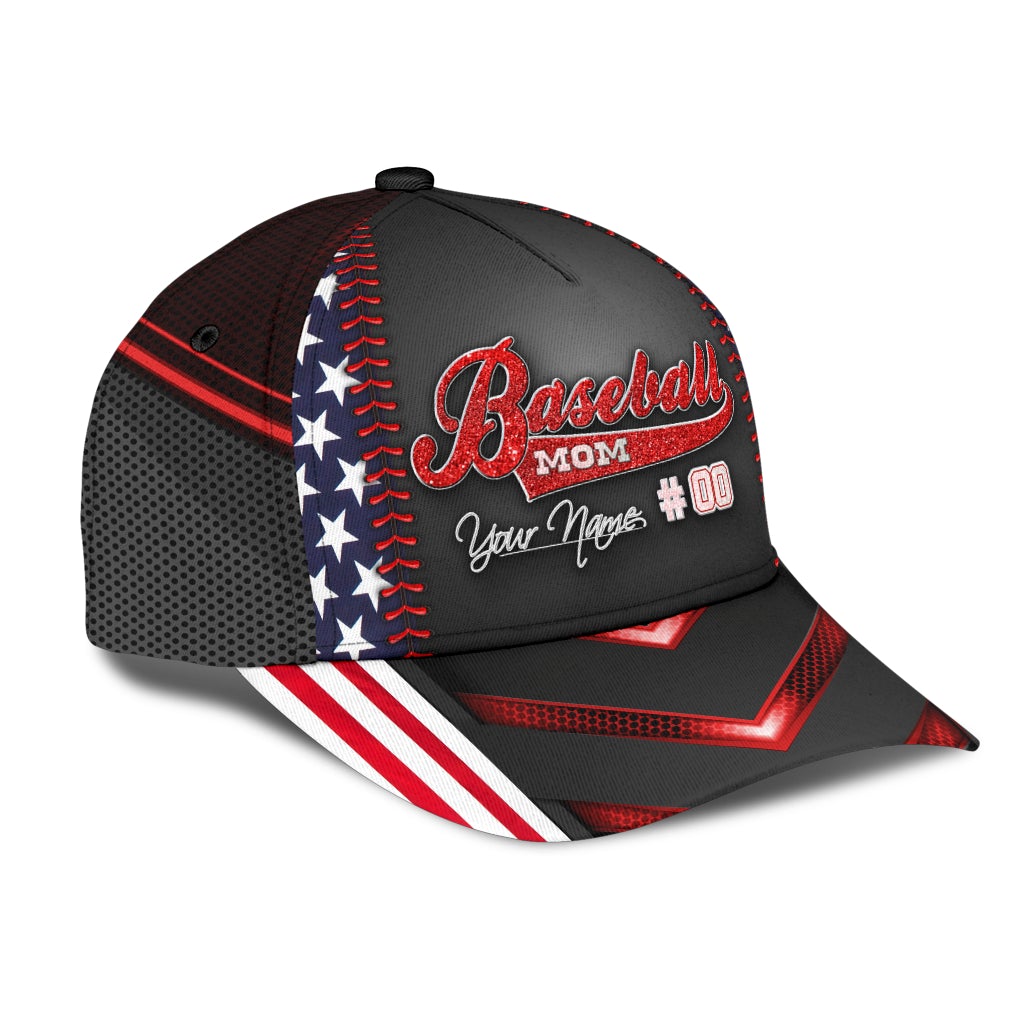 Custom Baseball Mom Personalized Sport Style – Classic Cap
