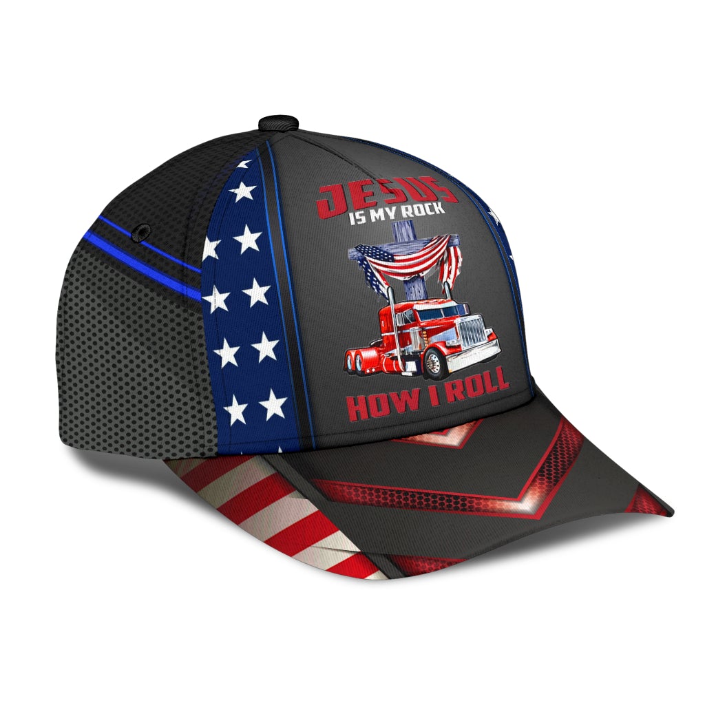 Trucker Faith Is My Rock – Classic Cap
