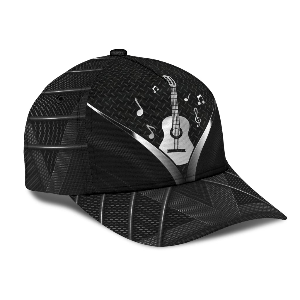 Guitar Carbon Black Music Style – Classic Cap