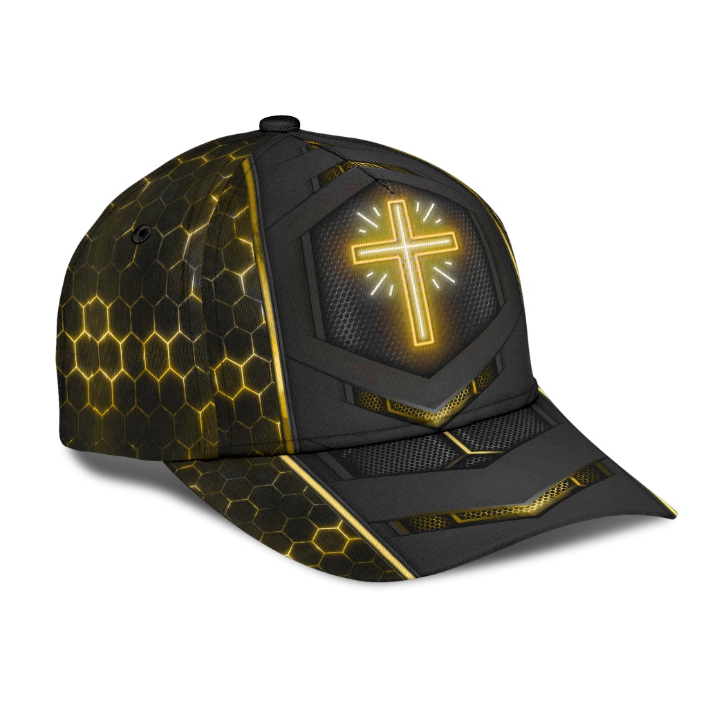 Jesus Neon Sign Faith Glow Style – Classic Cap