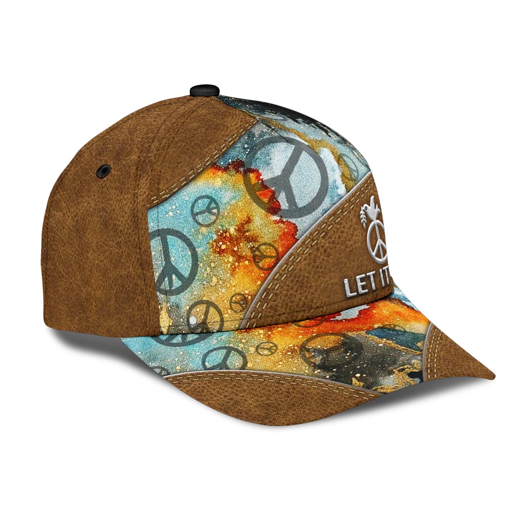 Hippie Let It Be Happy Peace Style – Classic Cap