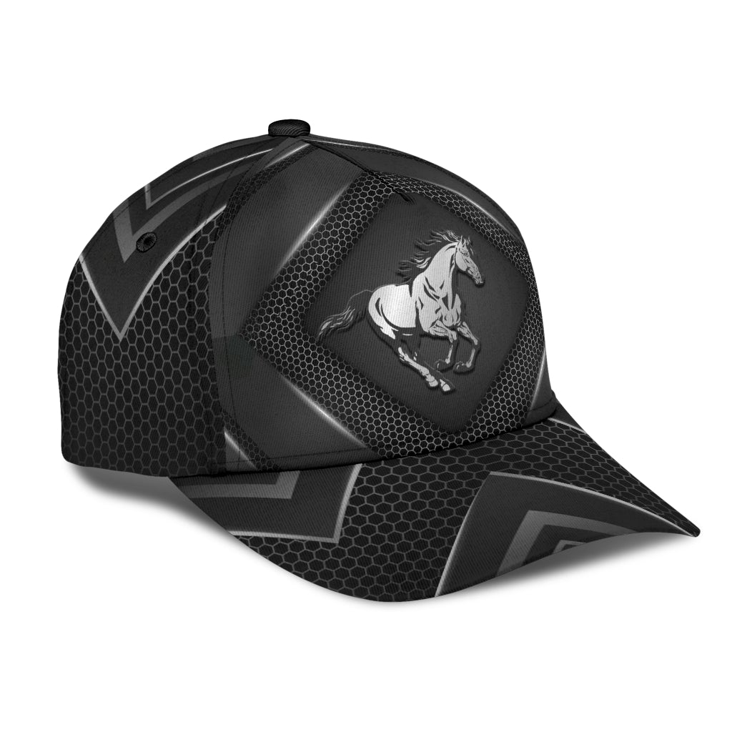 Horse Carbon Modern Equestrian Style – Classic Cap