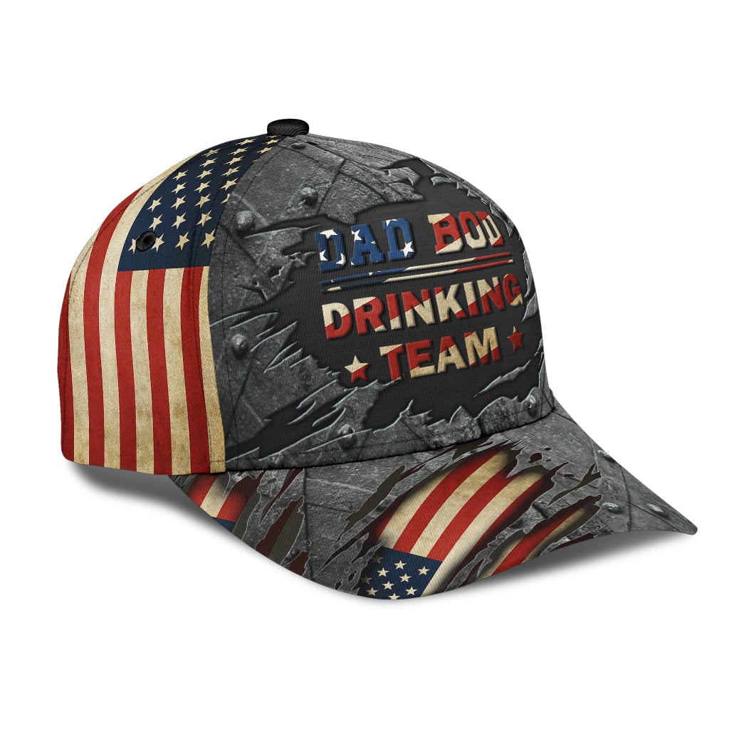 Dad Bod Drinking Team American – Classic Cap
