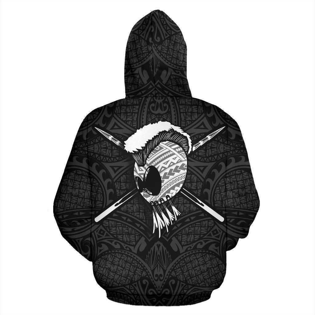 Hawaiian Warrior Tattoo Art - 3D Hoodie