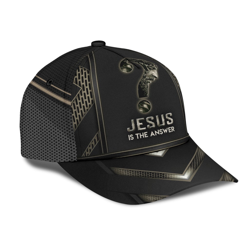 Jesus Is The Answer Faith Message – Classic Cap