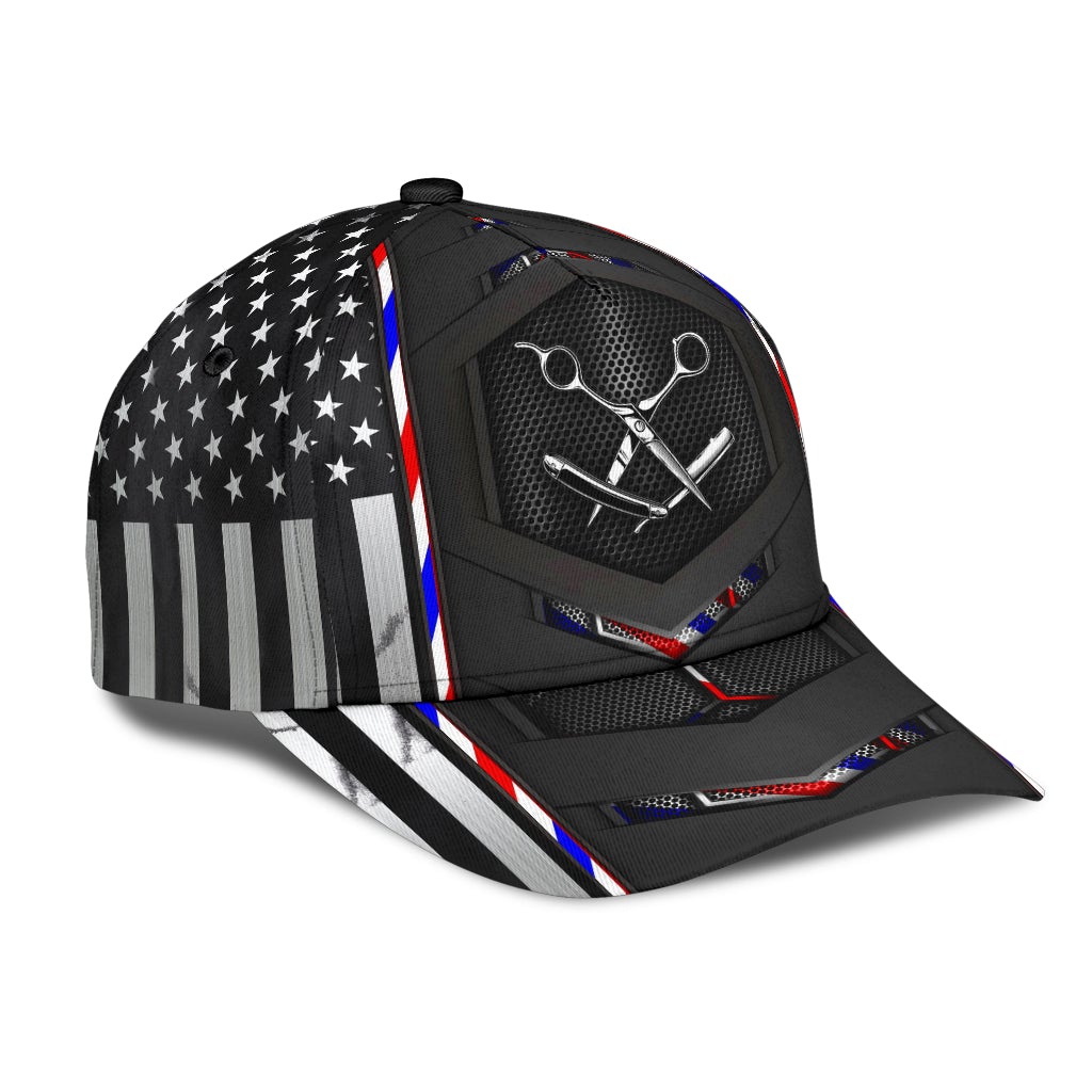 Barber Flag Carbon Professional Style – Classic Cap