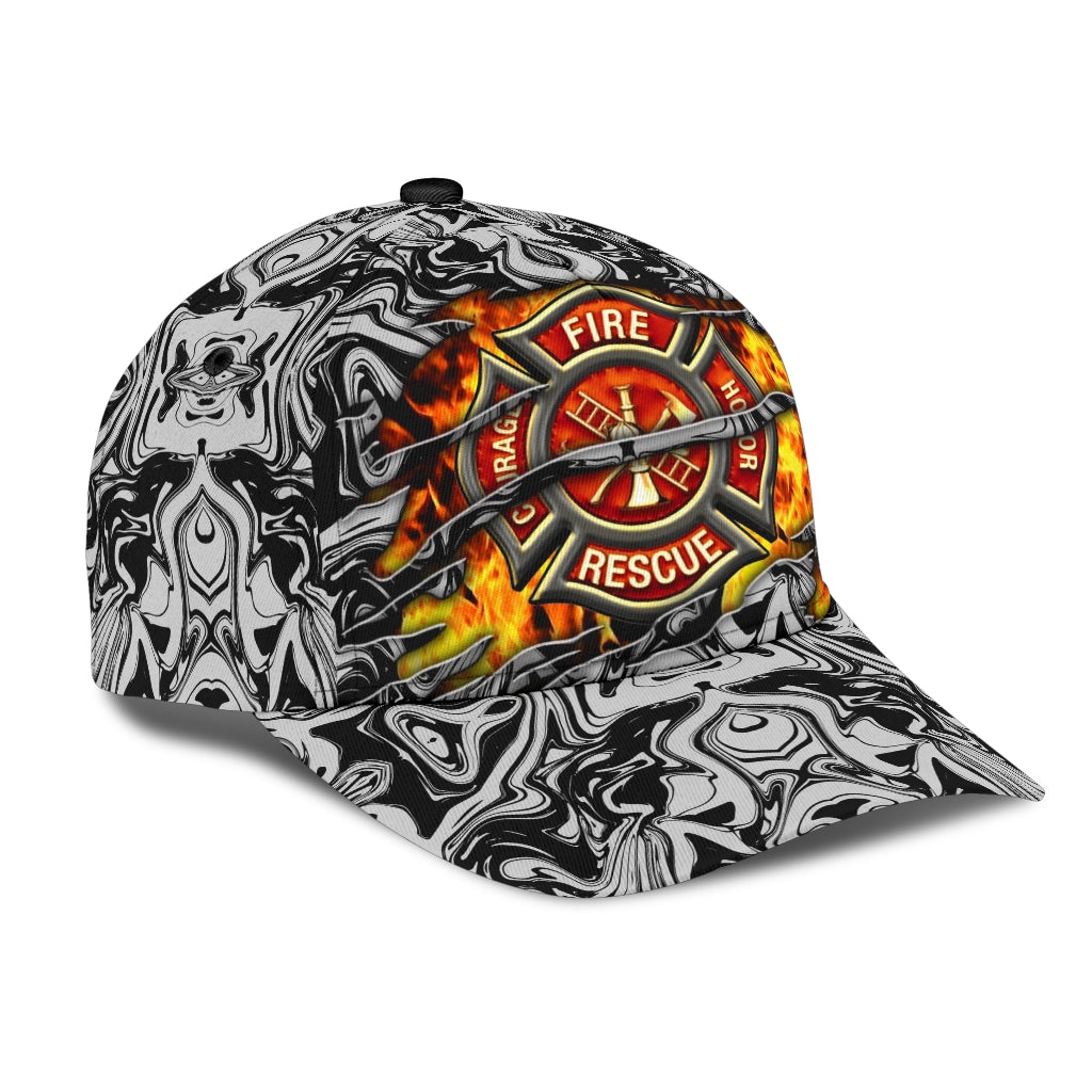 Red Courage Fire Honor Rescue – Classic Cap