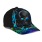 Neon Texture Skull Modern Style – Classic Cap
