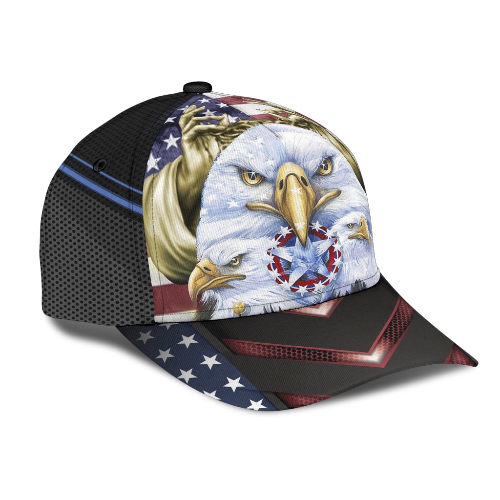 God Bless America Faith Patriot Style – Classic Cap