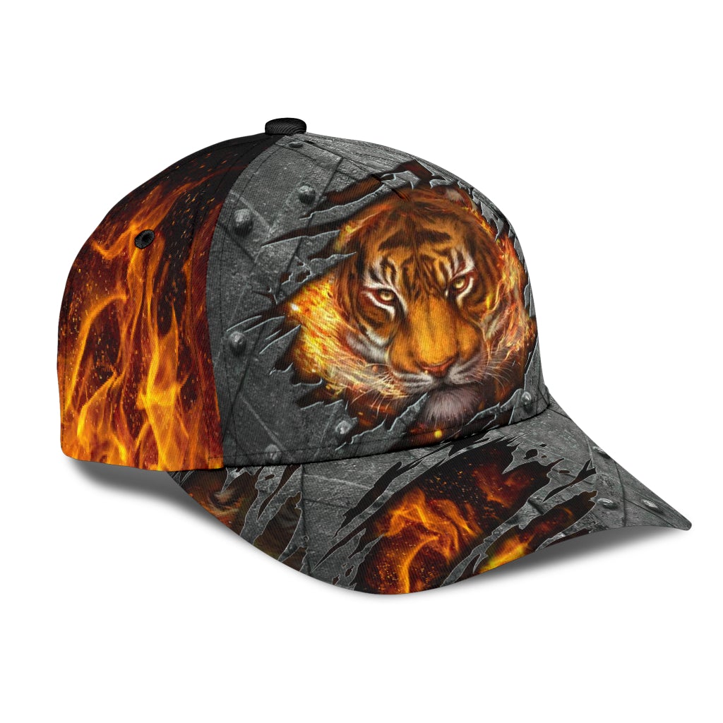 Fire Tiger Lava Energy Style – Classic Cap
