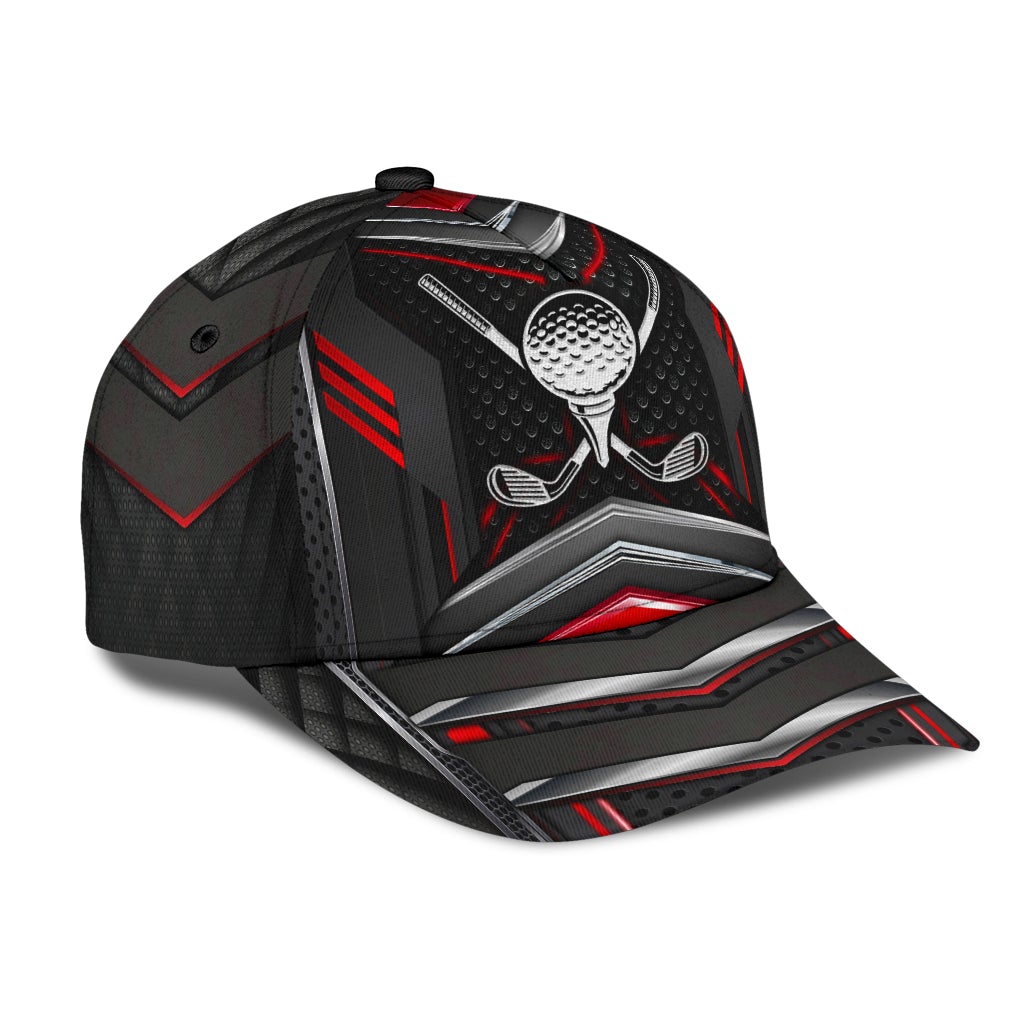 Golf Metal Red Carbon – Classic Cap