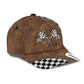 Custom Racing Leather Personalized Number – Classic Cap