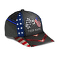 Custom Racing American Flag Name Number – Classic Cap