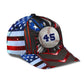 Custom Baseball US Flag Personalized Name – Classic Cap