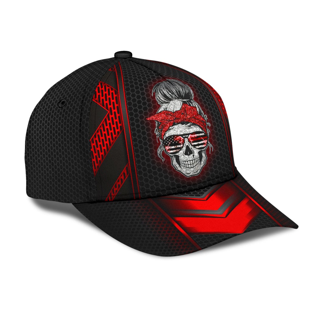 Thunder Red Skull Storm Style – Classic Cap