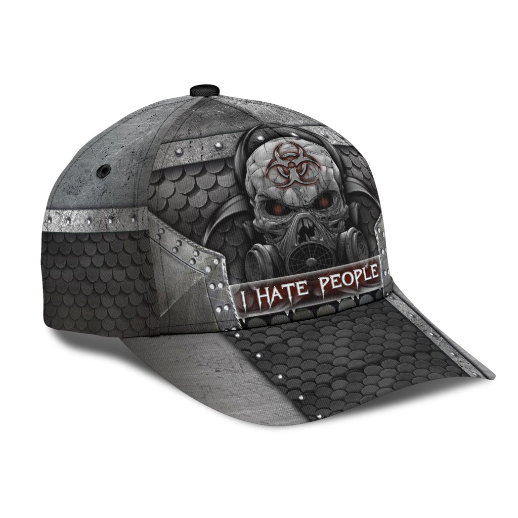 Skull I Hate People Metal – Classic Cap