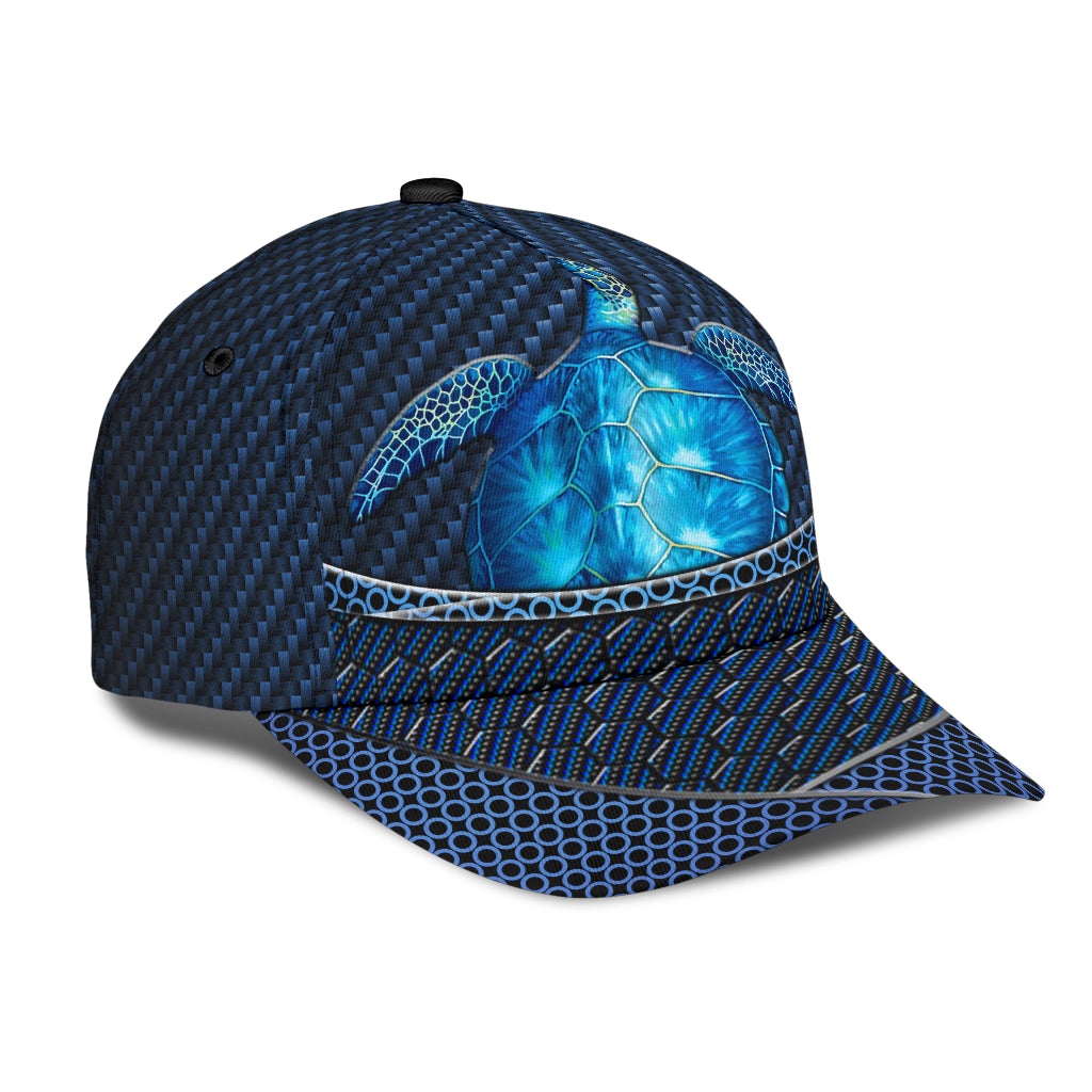 Sea Turtle Carbon Pattern – Classic Cap