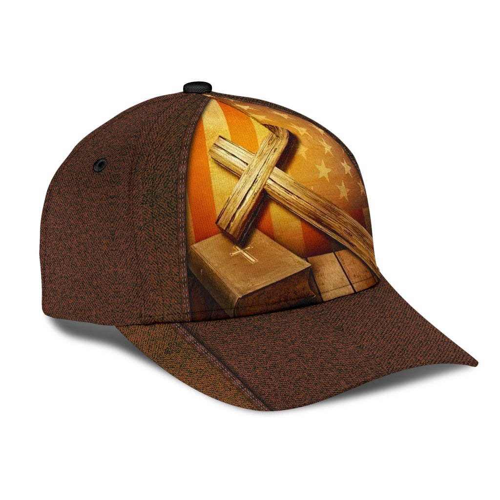 Faith Cross America Flag – Classic Cap