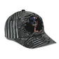 Silver American Skull Metallic Style – Classic Cap