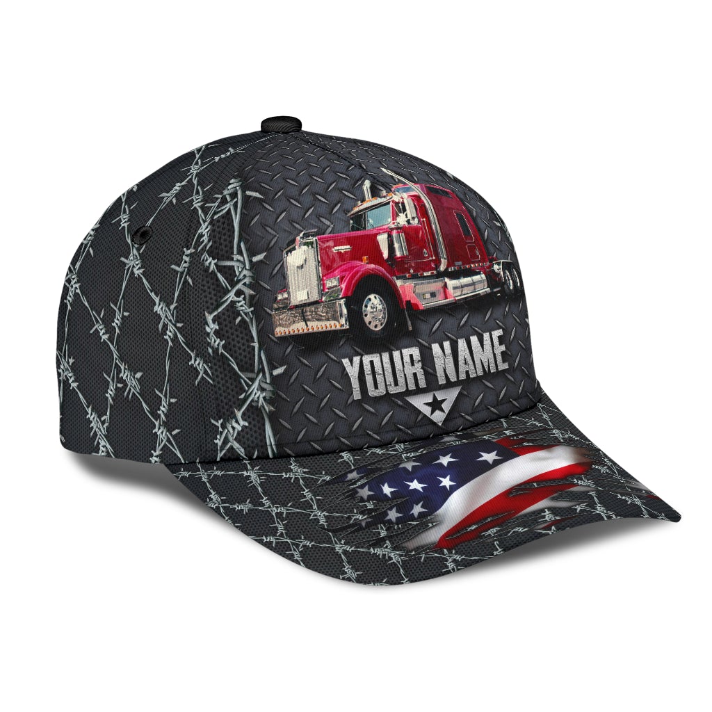 Custom Truck Driver Metal American – Classic Cap