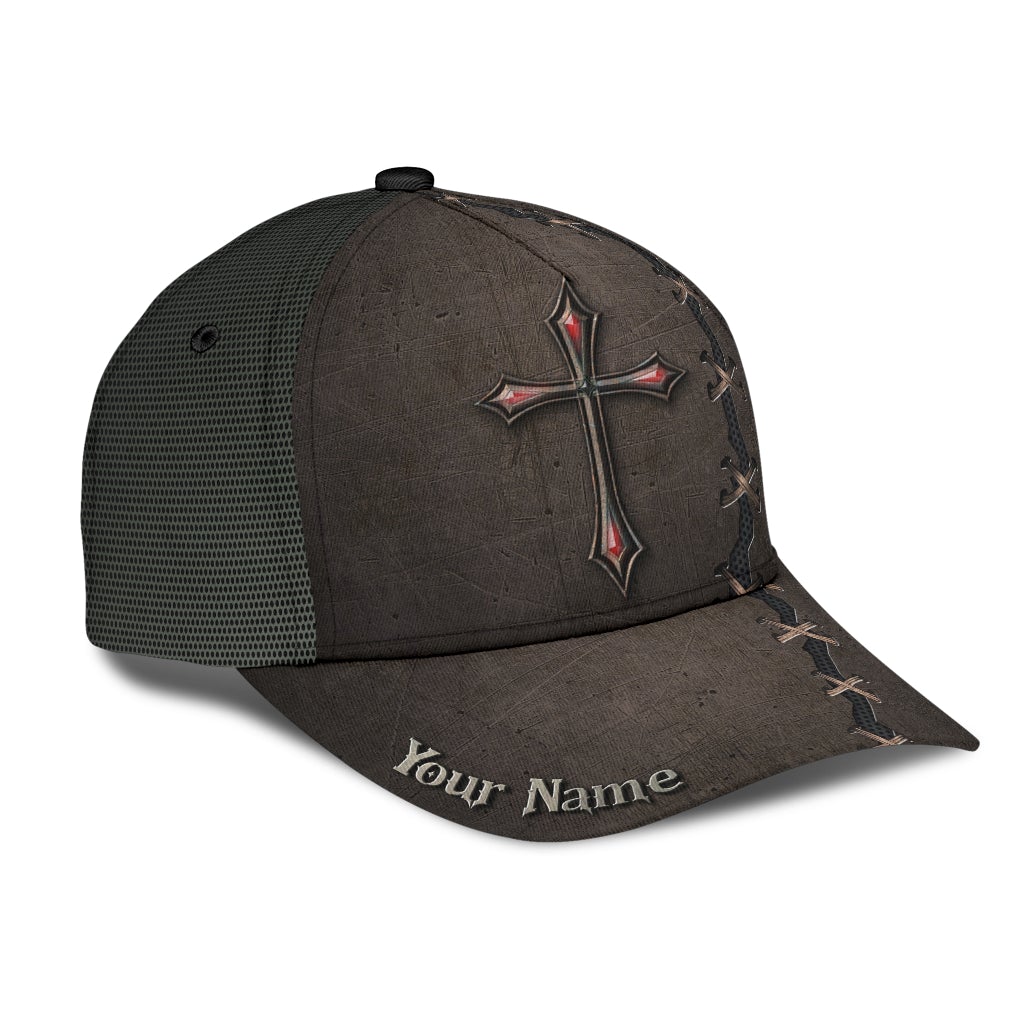 Custom Faith Cross Metal Tear – Classic Cap