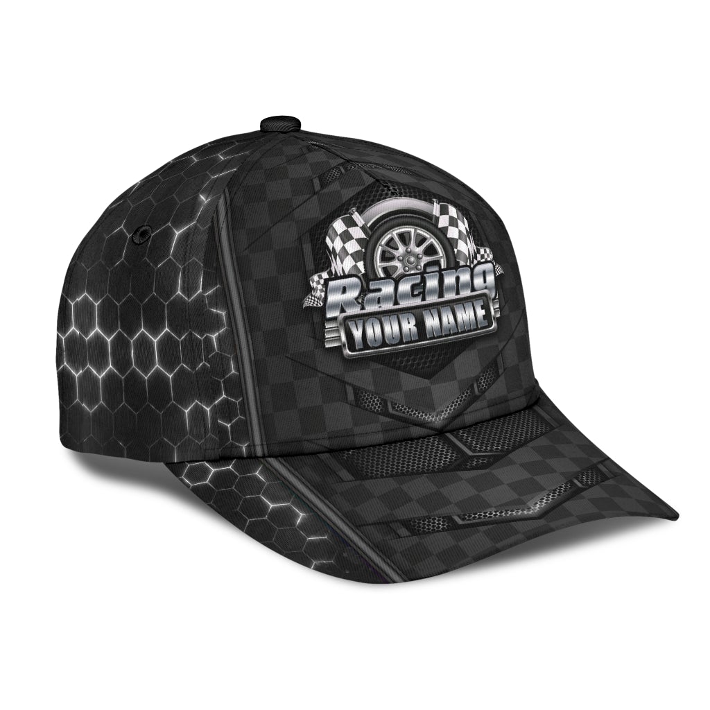 Custom Racing Lover Black Style Personalized – Classic Cap