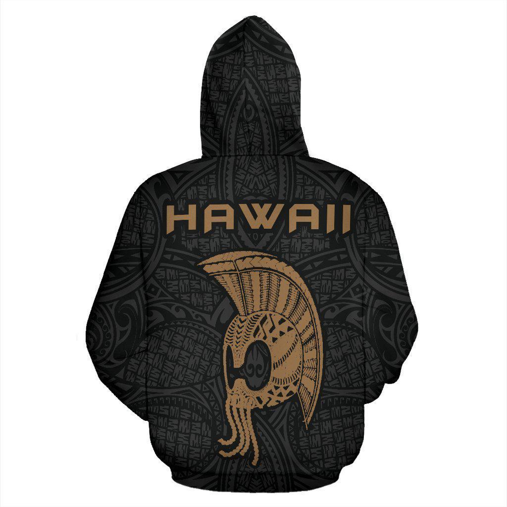 Hawaii Warrior Helmet Art - 3D Hoodie