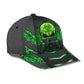 Green Skull Electric Pattern – Classic Cap