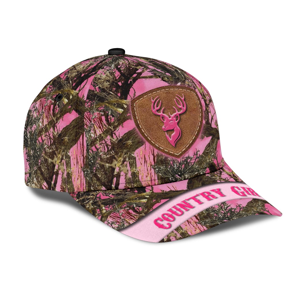 Hunting Country Girl Pink Camo – Classic Cap