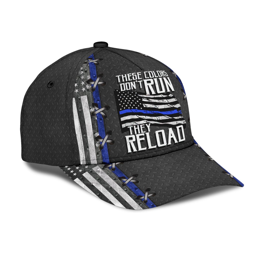 Blue Line American Colors Never Run – Classic Cap