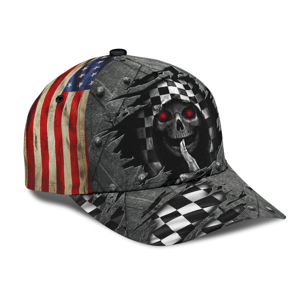 Crack Racing Skull Motorsport Style – Classic Cap