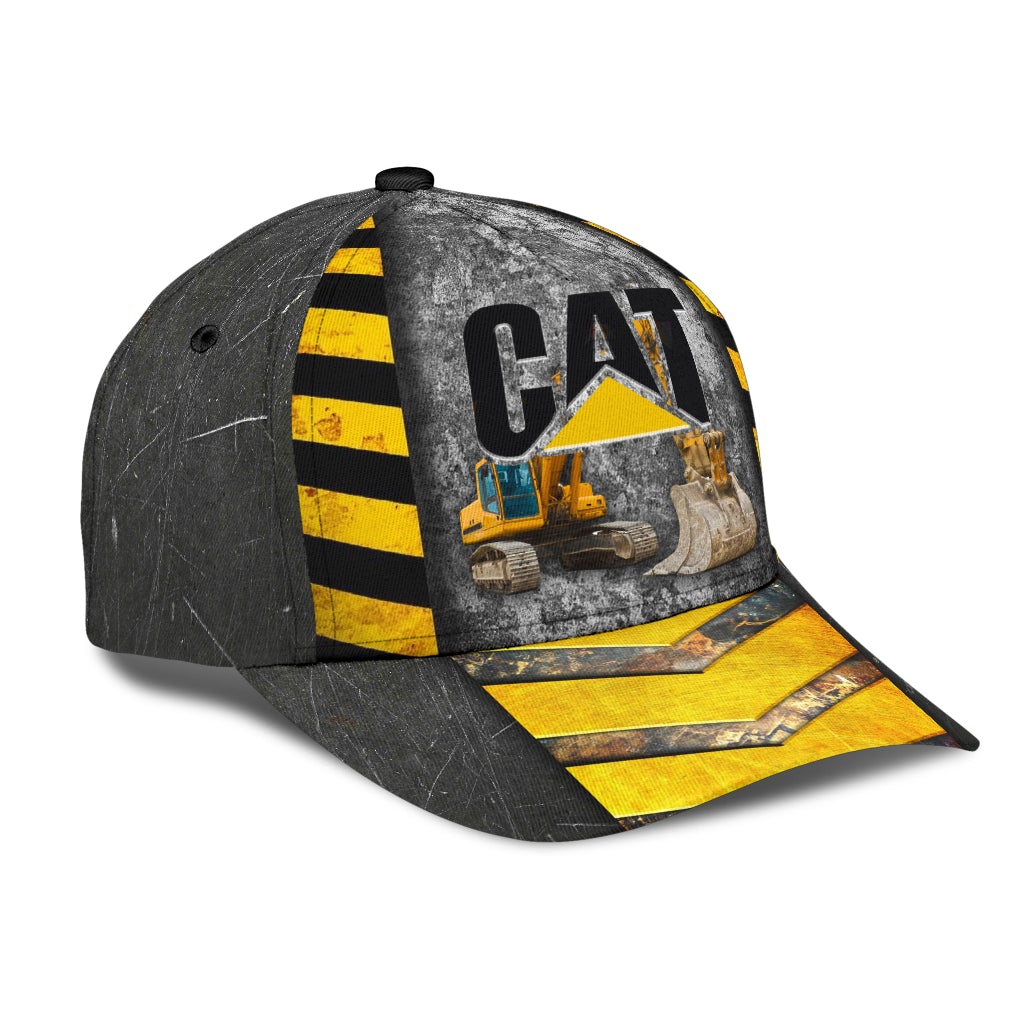 Cat Excavator Funny Work Machine Theme – Classic Cap