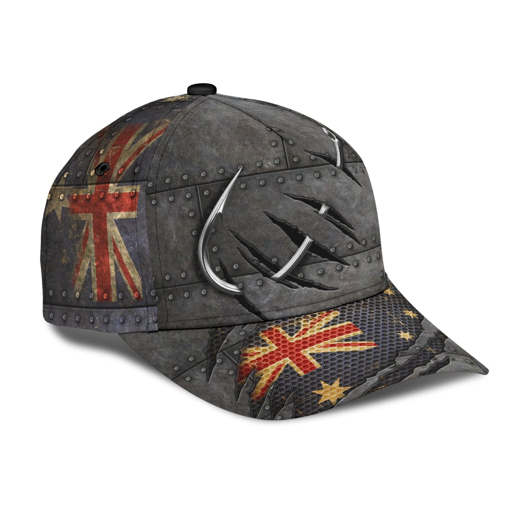 Fishing Australian Flag Outdoor Style – Classic Cap