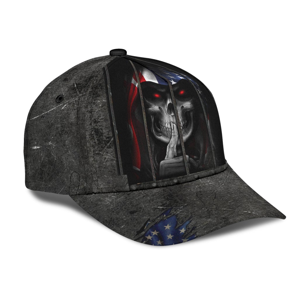 Shhh Silent Skull American Style – Classic Cap