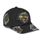 Autism Jean Pattern Awareness Style – Classic Cap