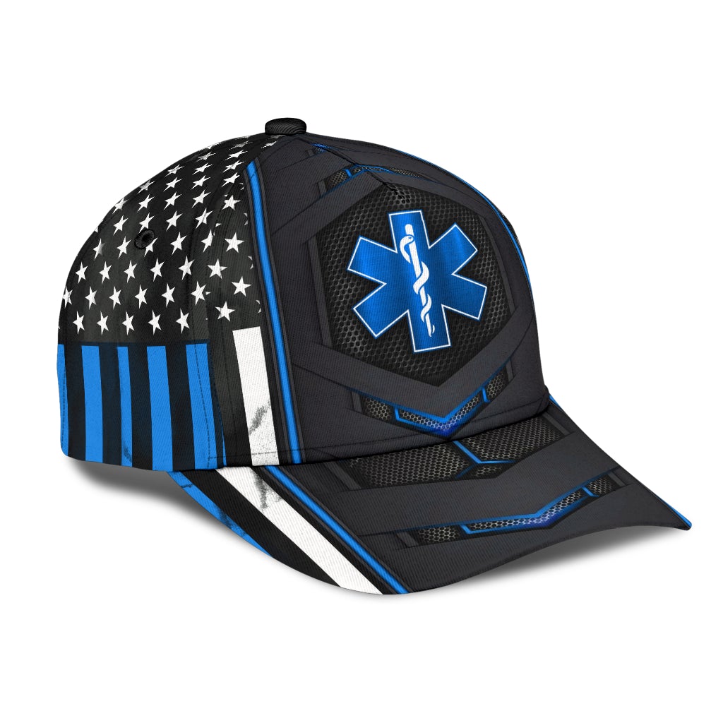 EMS Paramedic Blue Flag – Classic Cap