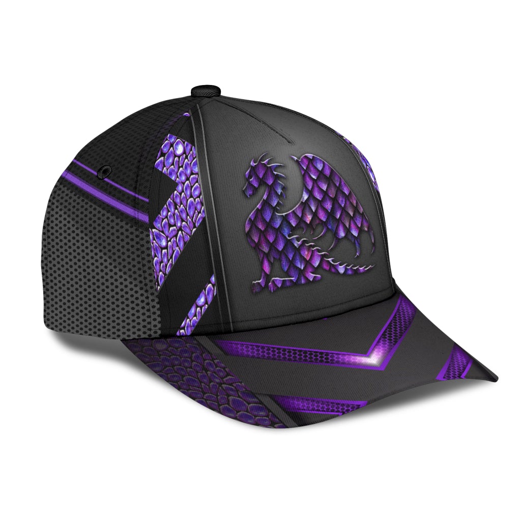 Dragon Purple Pattern Style – Classic Cap