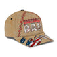 Custom Love Baseball Dad Personalized Number – Classic Cap