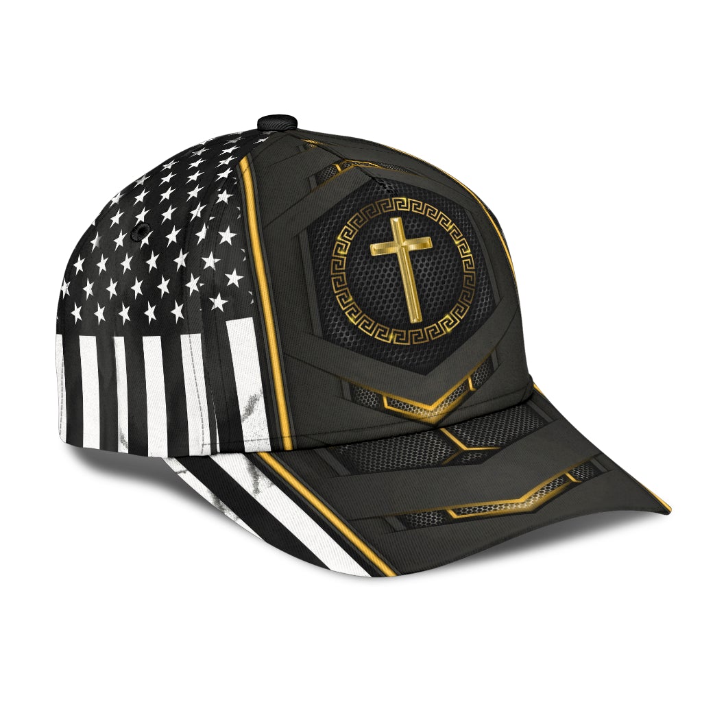 Faith Gold Flag Carbon American – Classic Cap