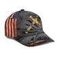 Faith Crack American Flag – Classic Cap