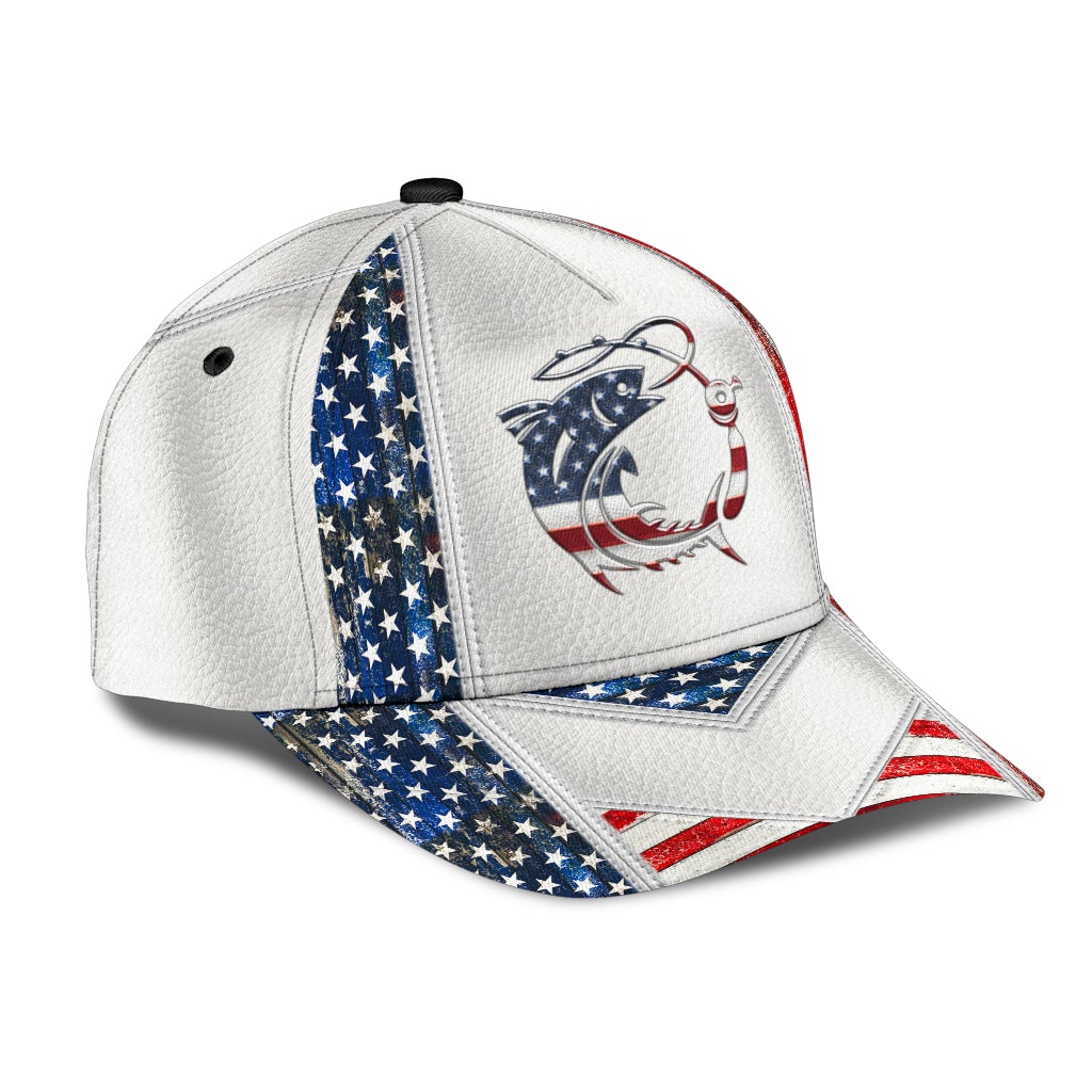 White American Fishing Outdoor Style – Classic Cap