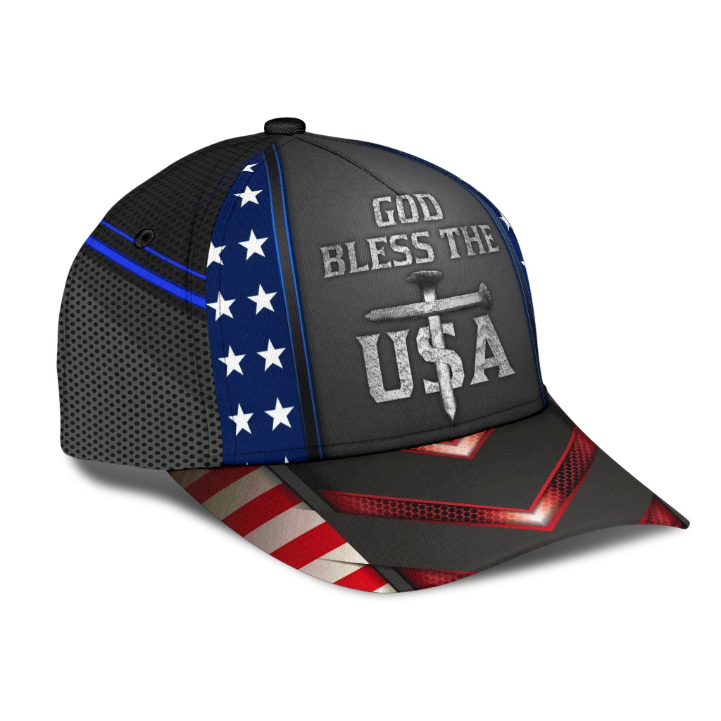 God Bless The USA Patriot Faith Style – Classic Cap