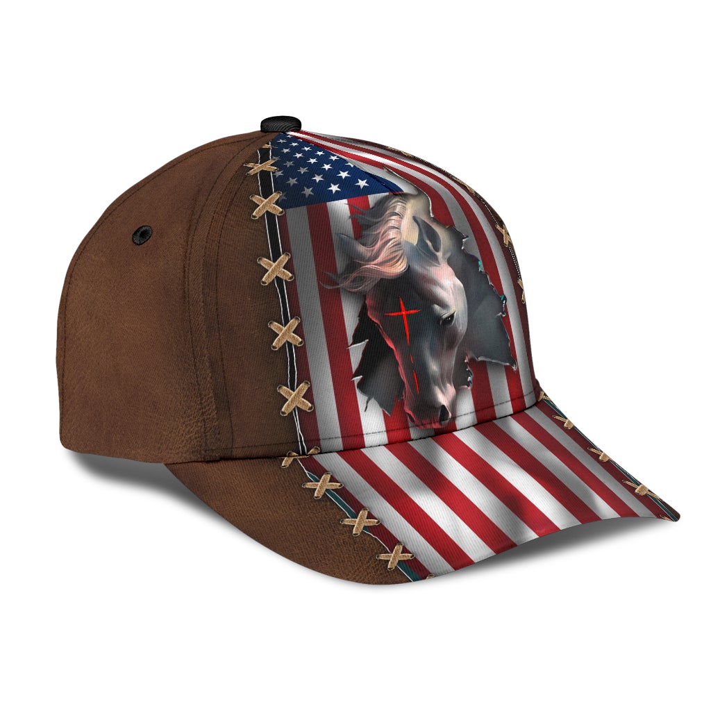 Faith Horse American Flag – Classic Cap