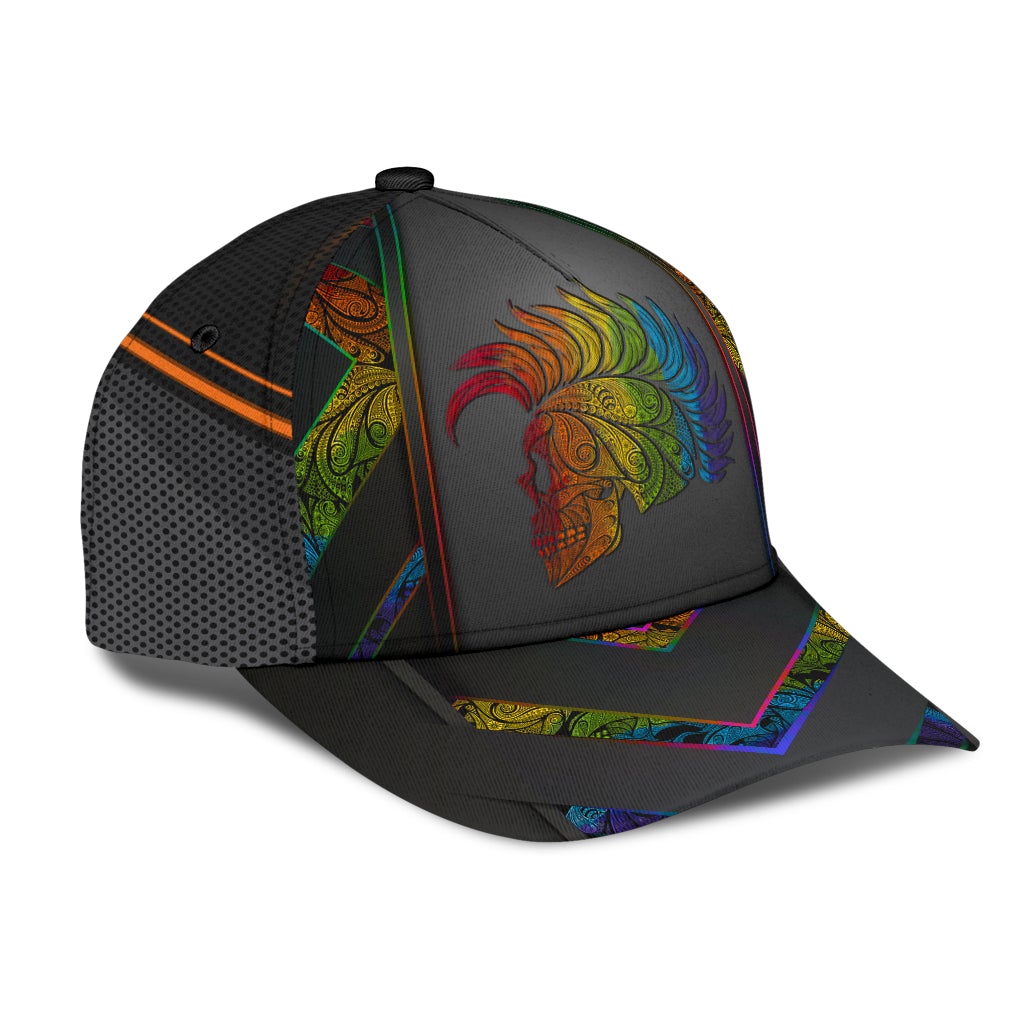 LGBT Skull Pride Art Style – Classic Cap