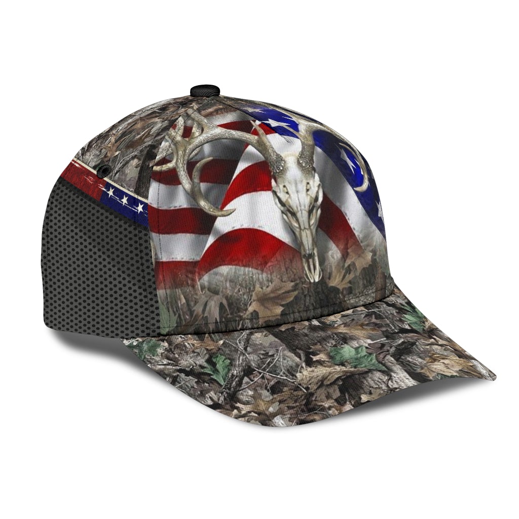 Deer Hunting American Flag – Classic Cap