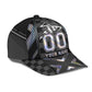 Custom Racing Hologram Personalized Name Number – Classic Cap