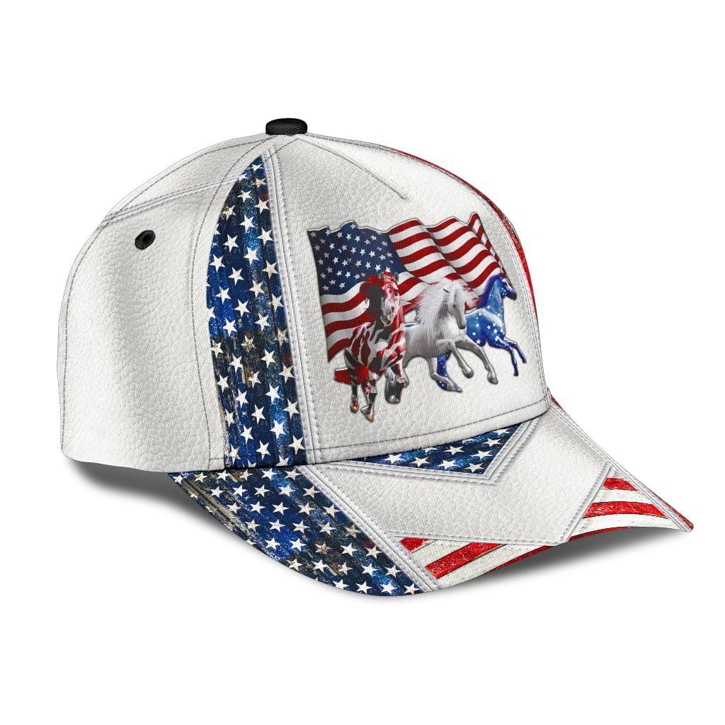 White American Horses Freedom Style – Classic Cap