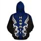 Hawaii Turtle Tribal Blue Armor Art - 3D Hoodie