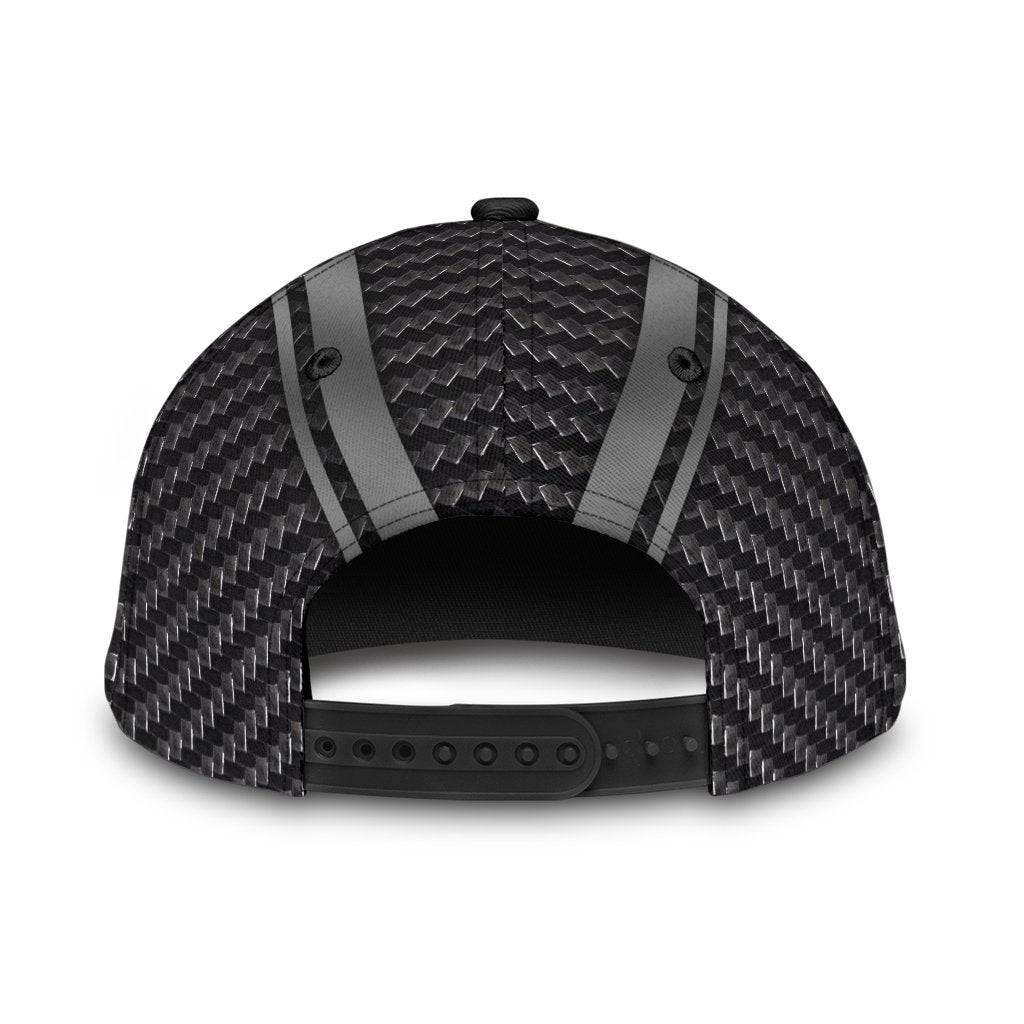 Custom Baseball Skull Personalized Name – Classic Cap